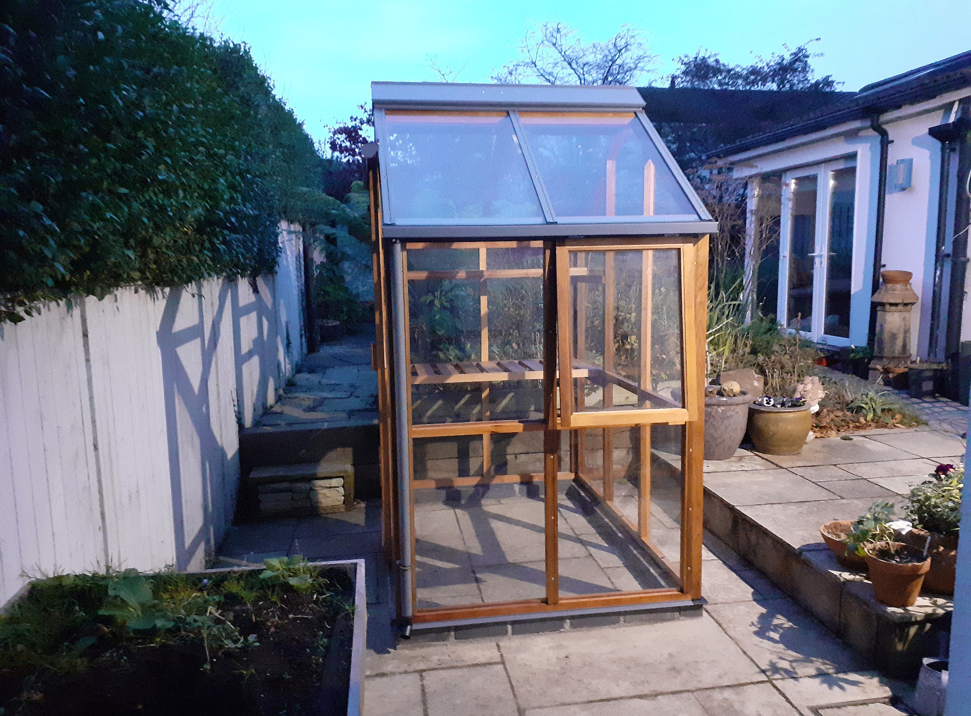 Classic Six x 2P Greenhouse, (6ft wide x 4ft long) supplied + fitted in Greystones, Co Wicklow