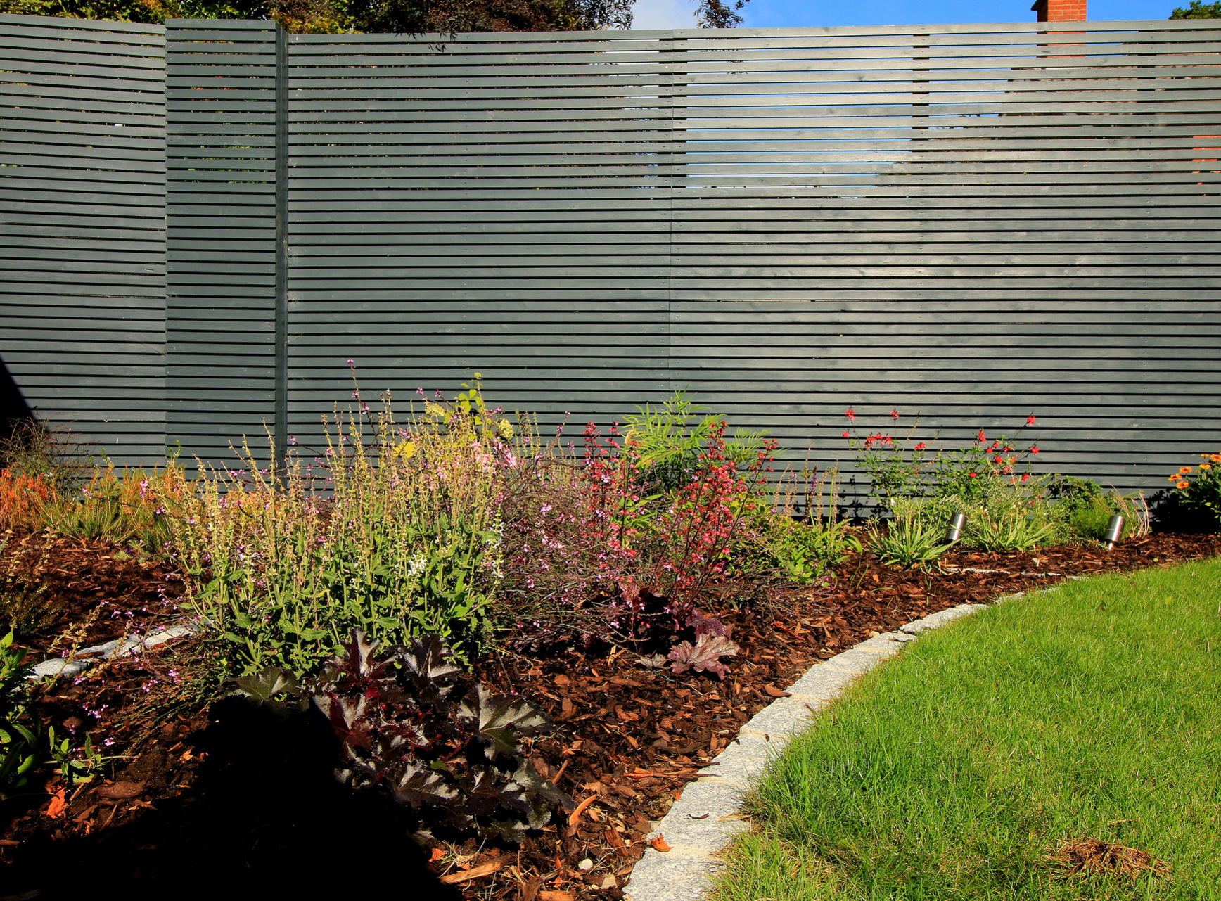Horizontal Slatted Fence Design & Installation in Blackrock, Co Dublin | Contemporary Horizontal Slat Fencing | Custom made = Better made