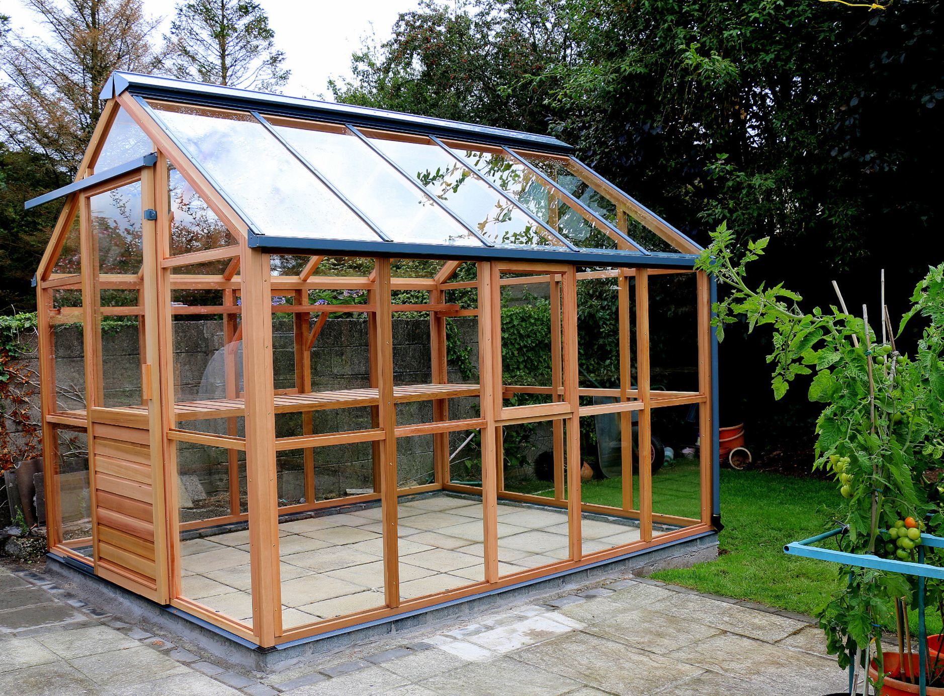 Gabriel Ash Classic Eight Greenhouse in Churchtown, Dublin 14 | the only timber greenhouses endorsed by the RHS | Owen Chubb  087-2306128