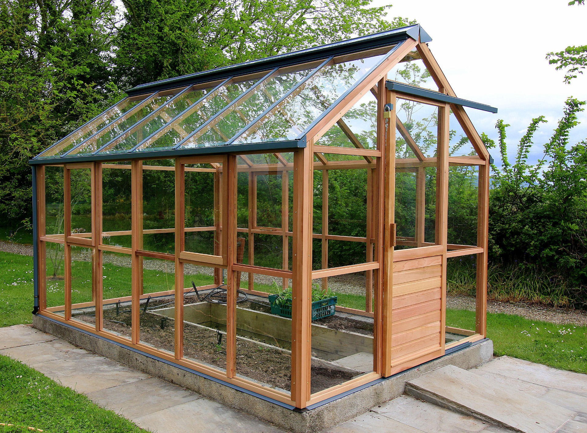 Gabriel Ash Classic Eight Greenhouse in Kilkenny  | the only timber greenhouses endorsed by the RHS | Owen Chubb  087-2306128