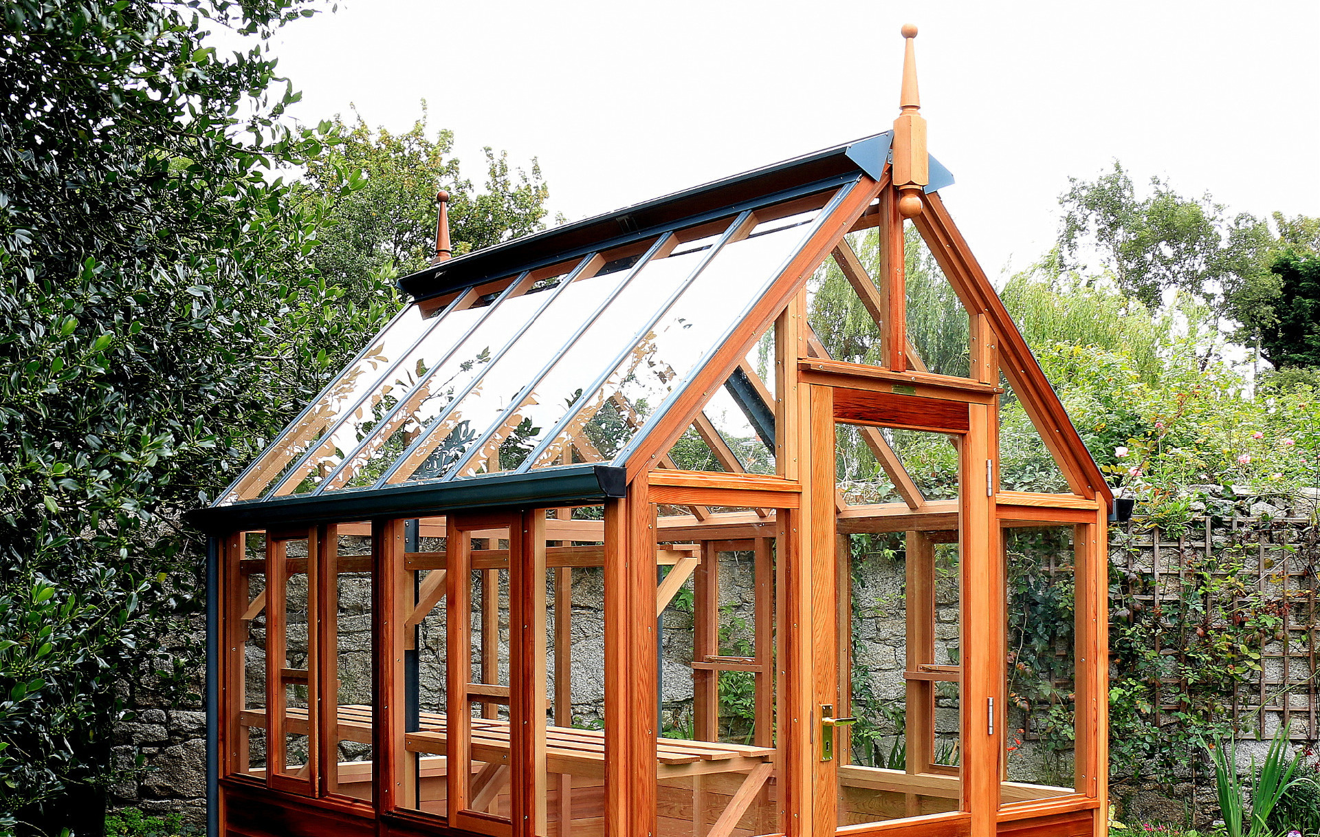 RHS Rosemoor - an ideal compact size Victorian greenhouse for kitchen gardening