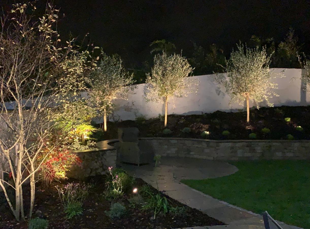 LED Outdoor Garden Lighting Dublin 14 | Supplied + Fitted by Owen Chubb Landscapers