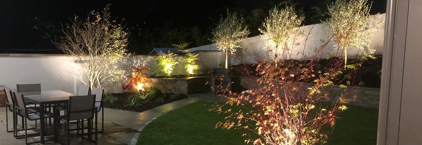 Professional Garden LED Lighting services | supplied + fitted in Dublin