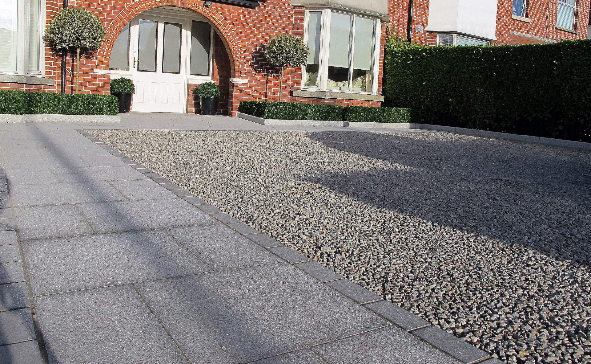 Granite Driveway Design & Landscaping in Terenure Owen Chubb Landscapers