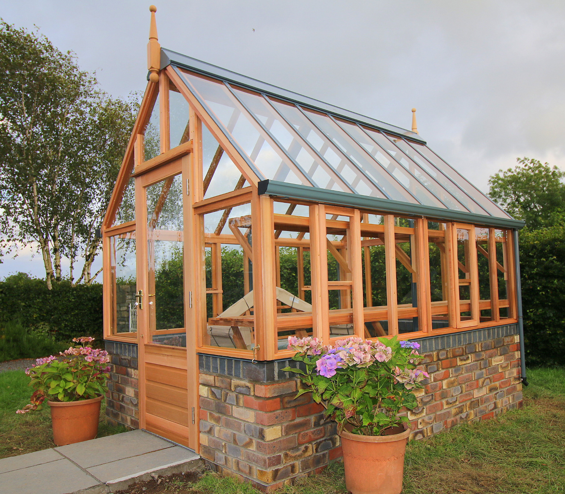 Traditional Victorian Timber Greenhouses, supplied + fitted in  Ireland