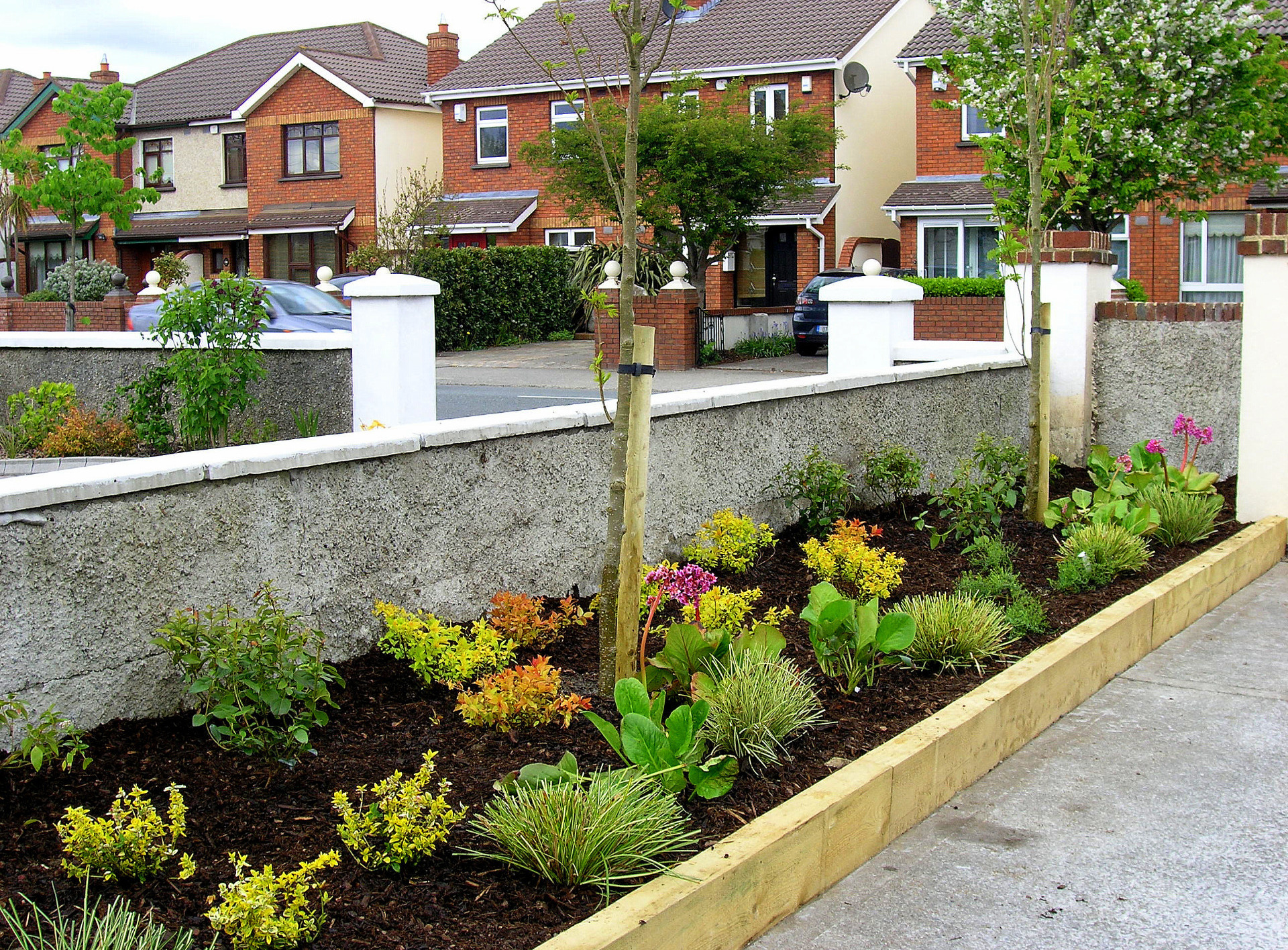 Raised Planter Beds in Pine Sleepers | easy, affordable and effective garden elements | Owen Chubb, 087-2306128