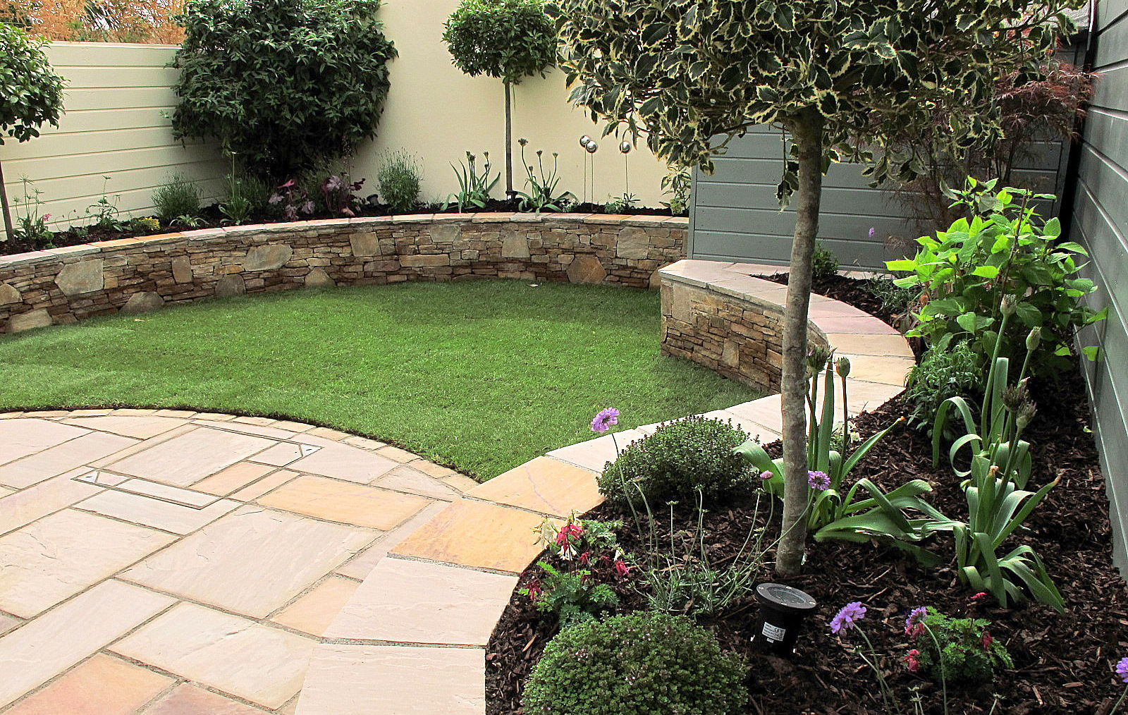 Stunning Raised Beds in natural stone | Owen Chubb Garden Landscapers, Tel 087-2306128
