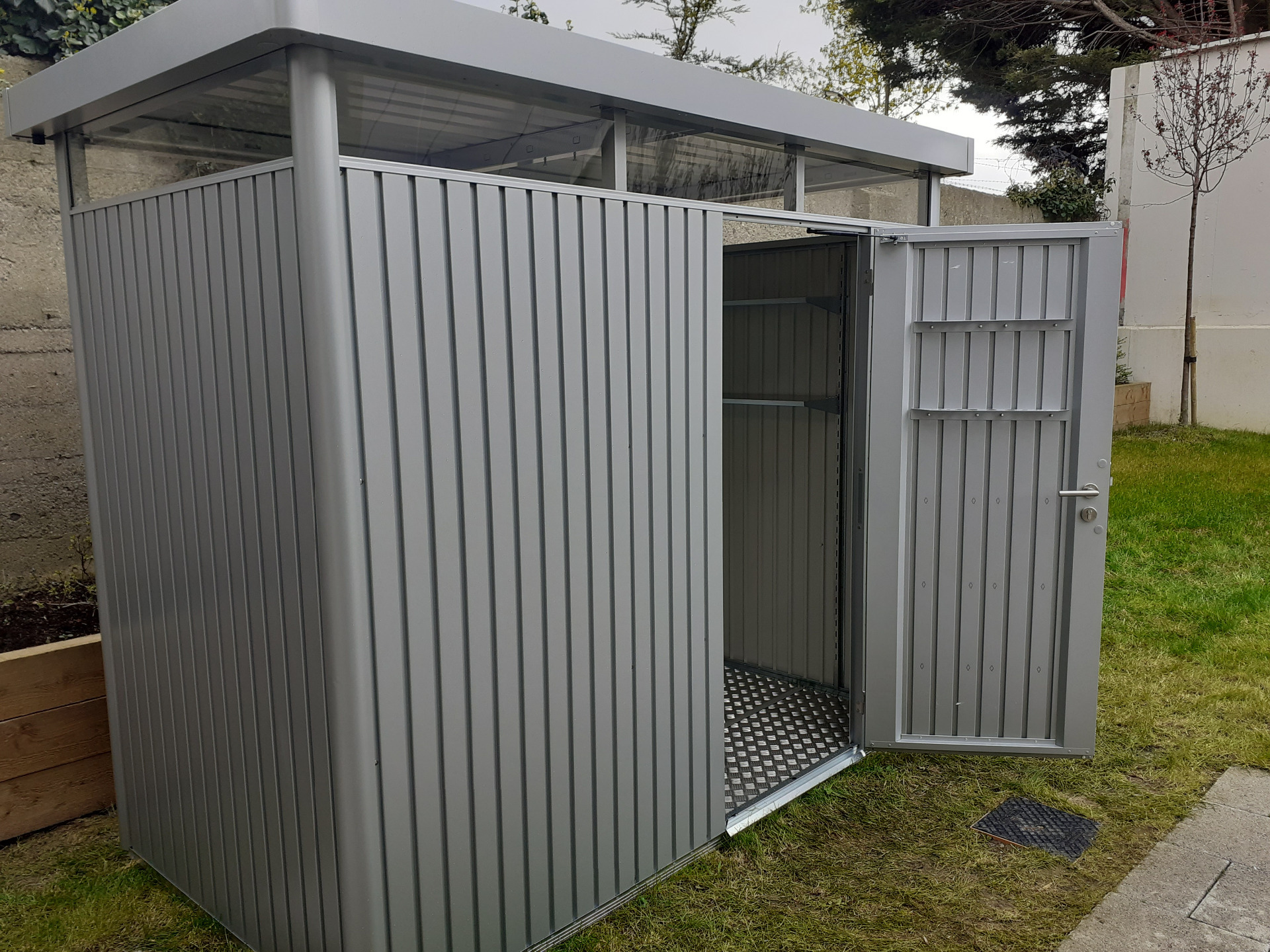Biohort HighLine Steel Garden Sheds | The stylish & secure way to store your garden items