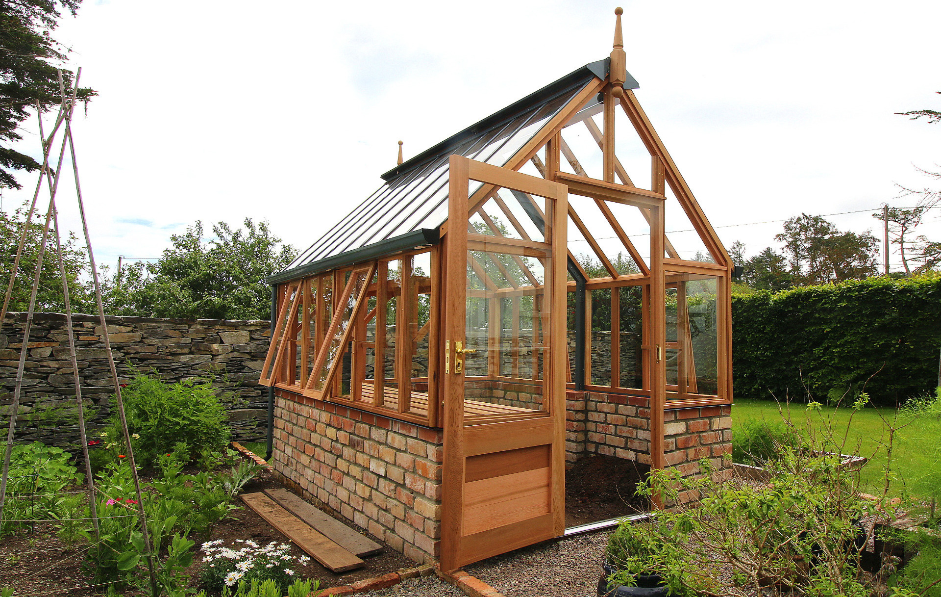 Bespoke Timber Greenhouses supplied + fitted nationwide