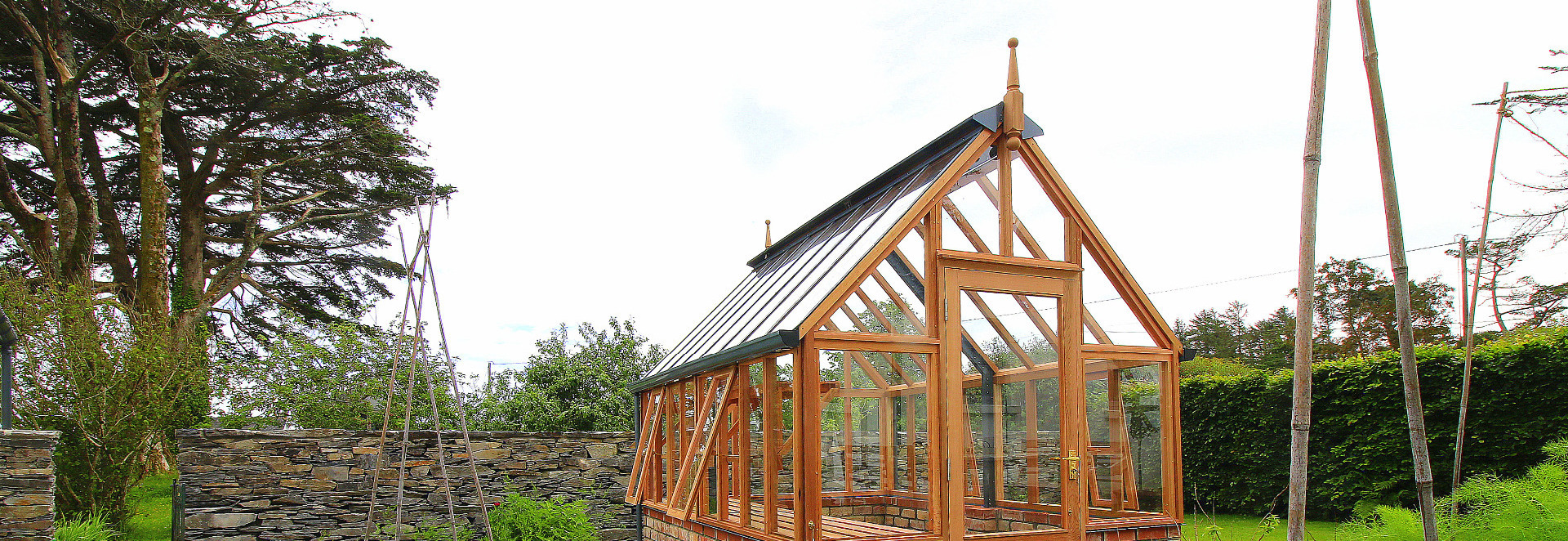 RHS Hyde Hall Victorian Timber Greenhouses - order now at 087-2306 128