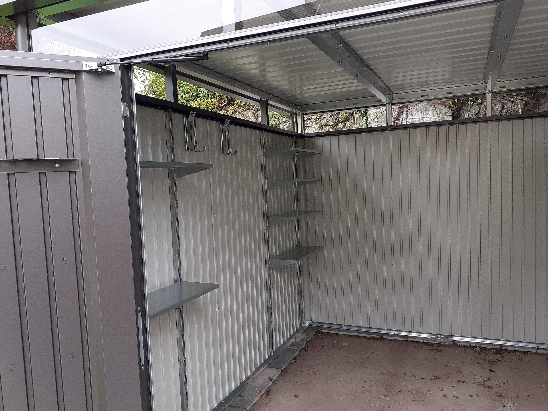 The Biohort HighLine H5 Steel Garden Shed installed in Cork  | The stylish & secure way to store your garden items
