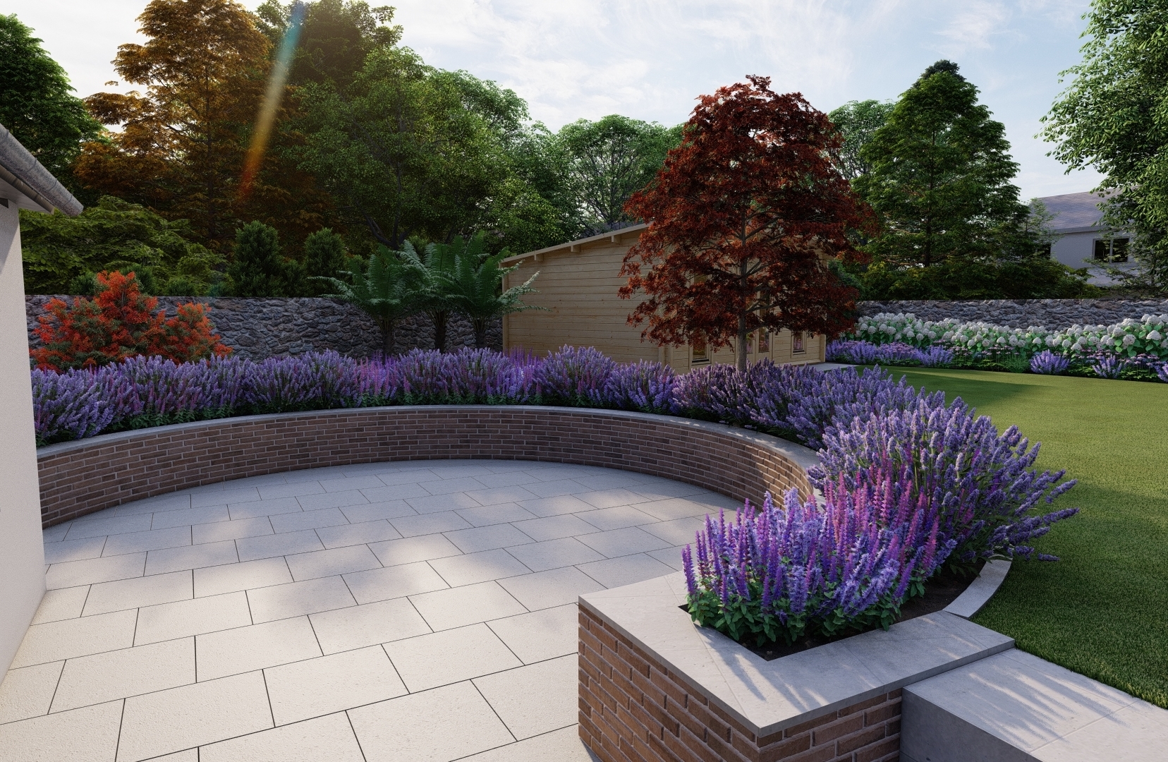 Large Family Garden Design in Ratoath, Co Meath | Owen Chubb Garden Landscapers