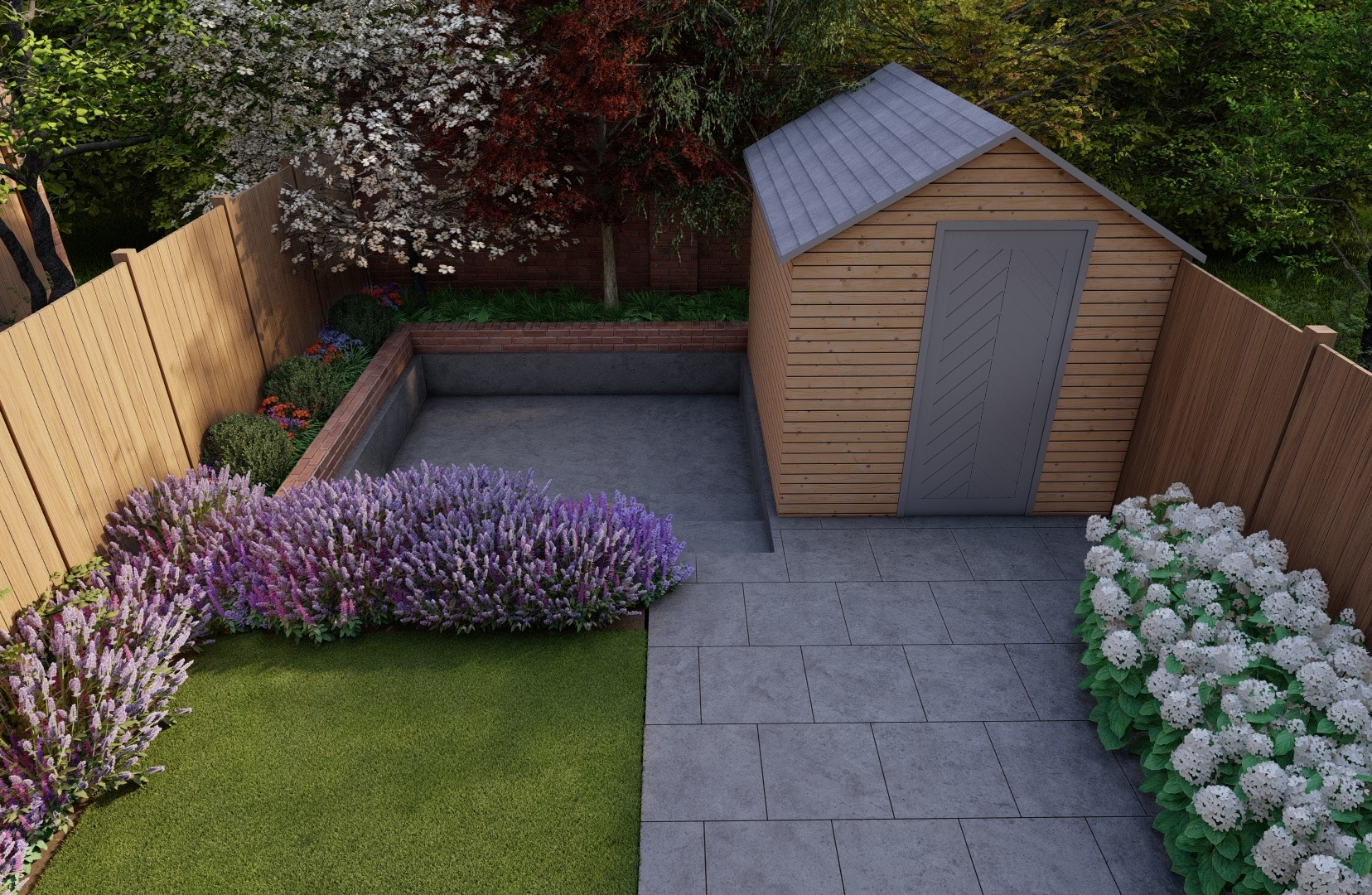 Split level Family garden design ideas | Dublin 24