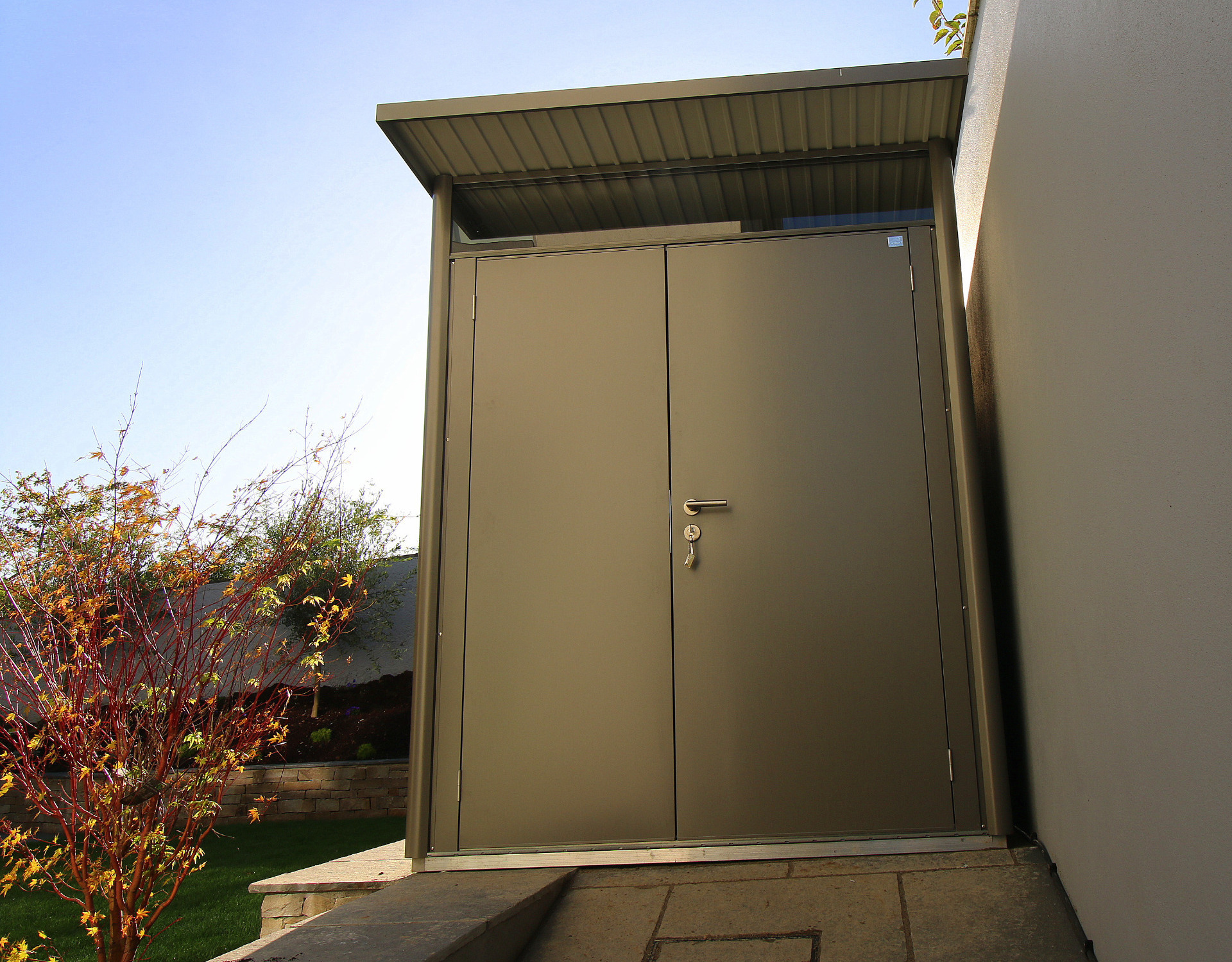 Biohort AvantGarde A4 with double doors | Supplied + Fitted in Churchtown, Dublin 14  | Owen Chubb Garden Landscapes, Tel 087-2306 128