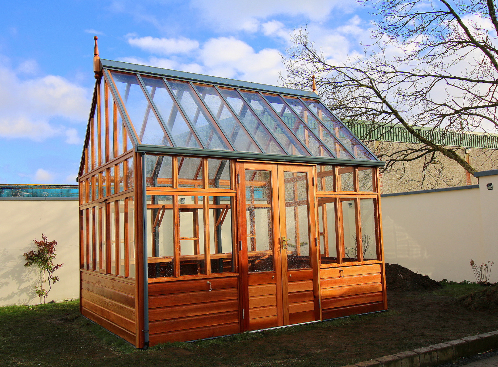 RHS Wisley Cedar Timber Planthouse, Killucan Co Westmeath | Superior Victorian Timber Greenhouses & Planthouses | Supplied + Fitted throughout Ireland | Order now at 087-2306 128