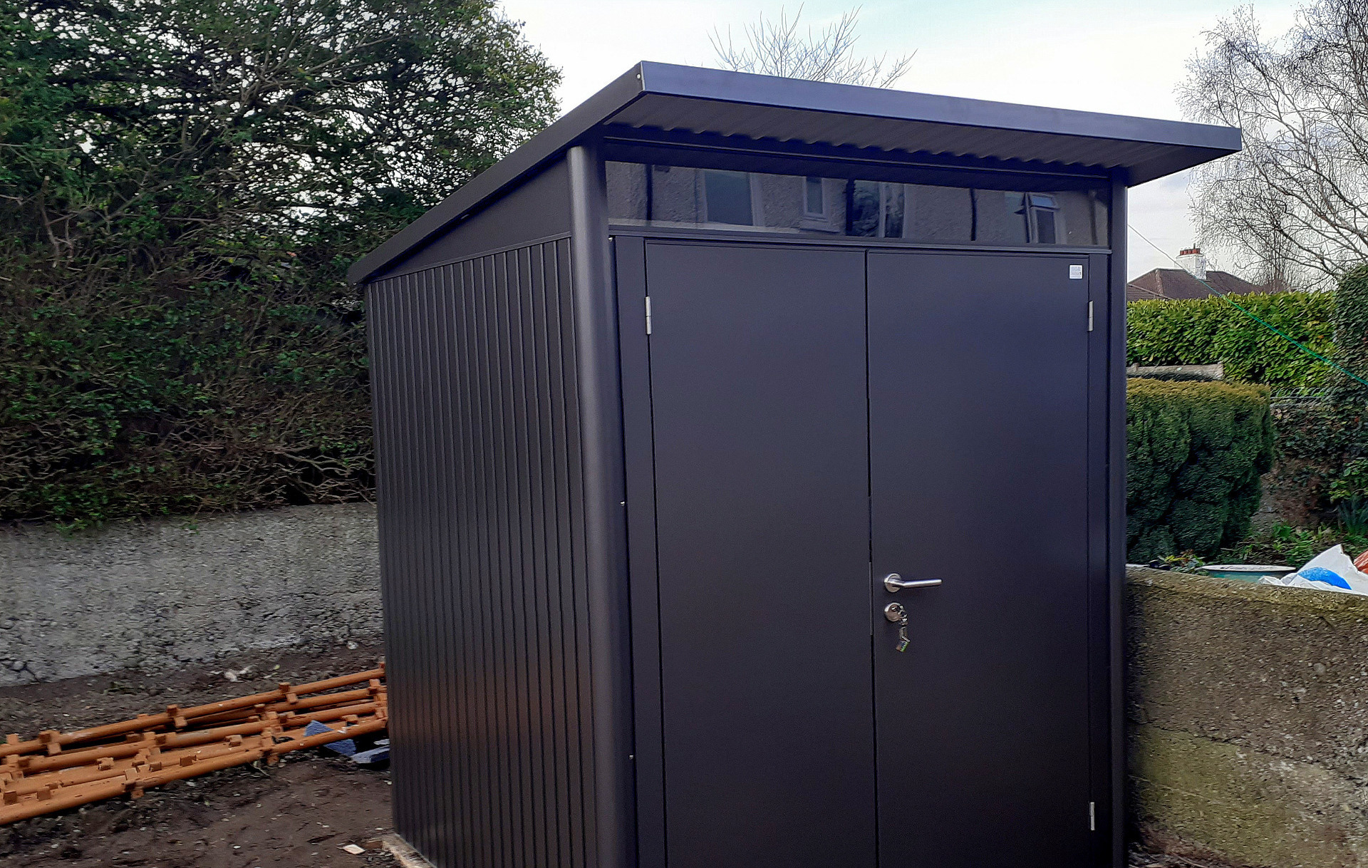 Biohort AvantGarde A1 with optional double doors | Stylish, rugged and no maintenance | Supplied + fitted in Dublin 6W | Pay less for Biohort at Owen Chubb GardenStudio, Tel 087-2306 128
