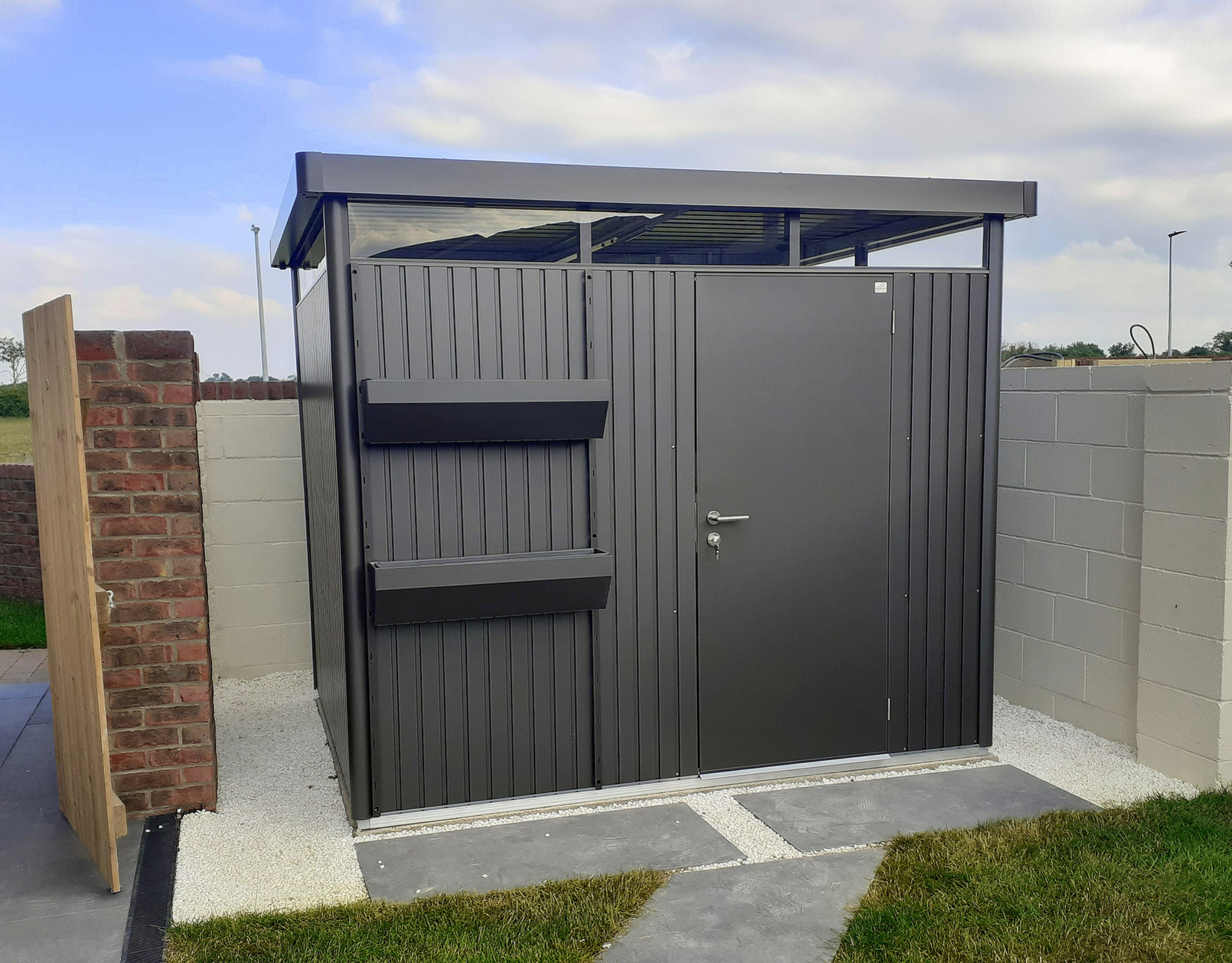 Biohort HighLine H3 Garden Shed - supplied + fitted in Dunshaughlin, Co Meath  | Owen Chubb Garden Landscapers
