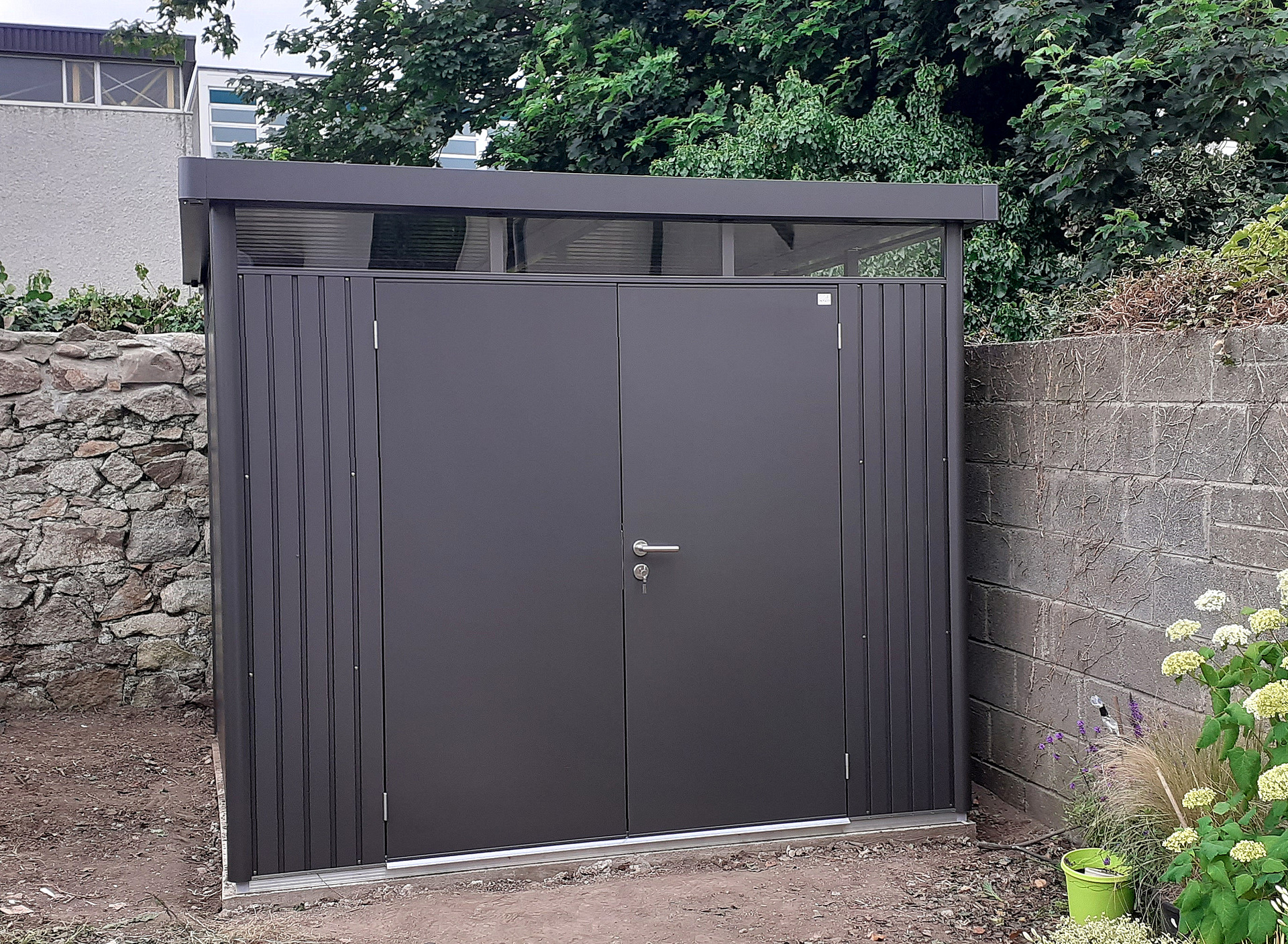 Biohort HighLine H4 Steel Garden Sheds | The stylish & secure way to store your garden items