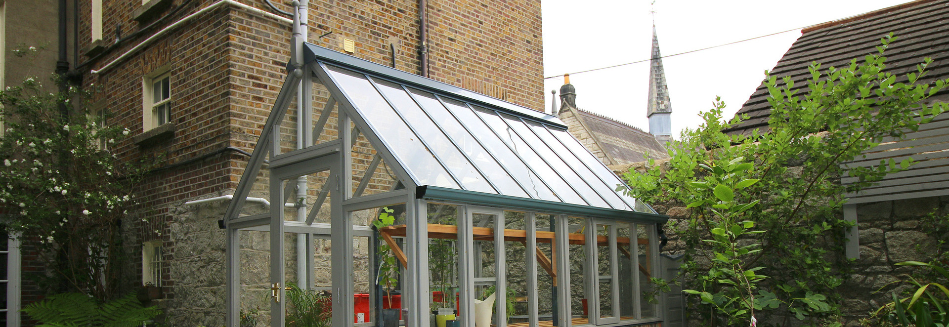 RHS Hyde Hall Victorian Timber Greenhouse  installation in Dublin 6 |  Full Supply + Installation services available nationwide