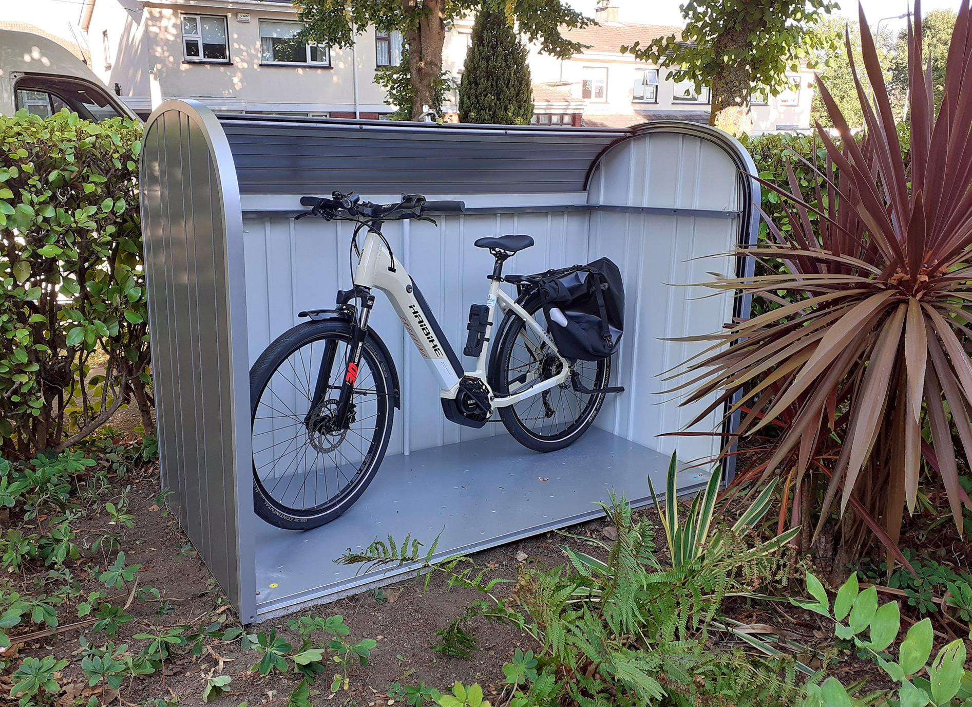 The secure Biohort StoreMax 190 Bike Storage Unit installation in Rathfarnham Dublin 14   | IN STOCK & FREE Installation