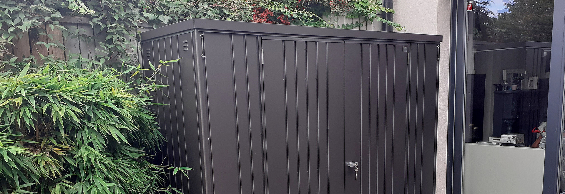 Biohort Equipment Locker 230 in metallic dark grey | Supplied & Fitted by Owen Chubb in Terenure, Dublin 6W  | BEST PRICES & FREE Installation in Dublin | Tel 087-2306 128