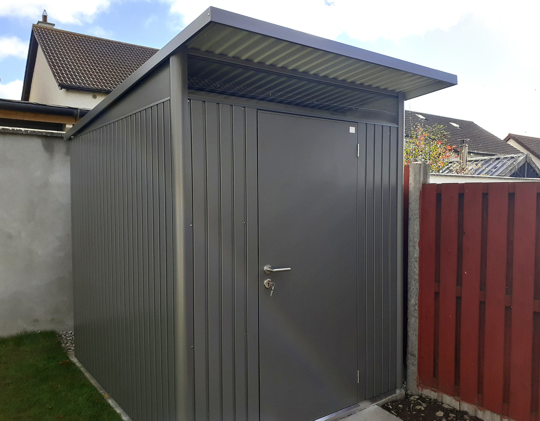 Biohort AvantGarde A2 in metallic quartz grey, supplied + fitted in Dundalk, Co Louth | Pay less for Biohort at Owen Chubb GardenStudio, Tel 087-2306 128