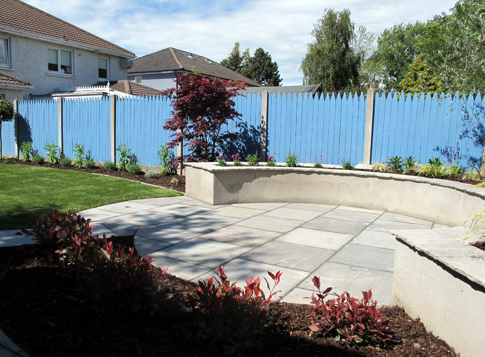 Concentric Family Patio & Raised Planter Bed in Templeogue, Dublin 6W