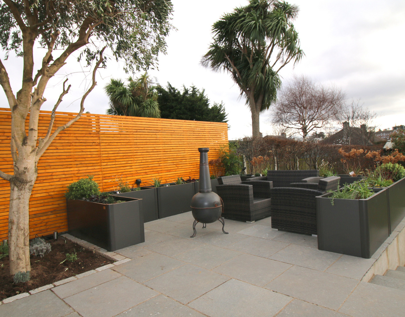 Biohort Belvedere Planters - exceptional quality, modern steel garden planters | Supplied + Fitted in Mount Merrion, Co Dublin.