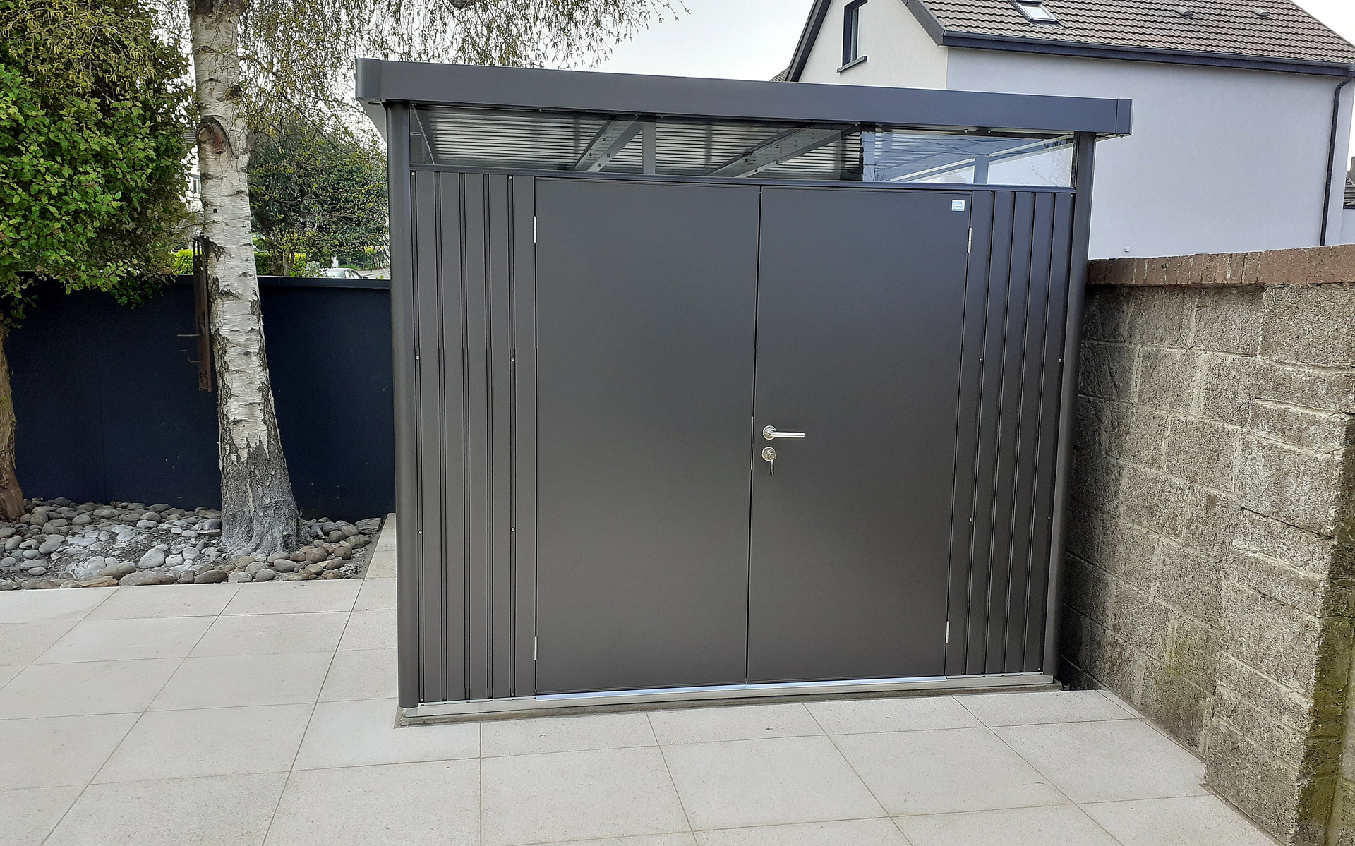 Biohort HighLine H5 Steel Garden Sheds | The stylish & secure way to store your garden items
