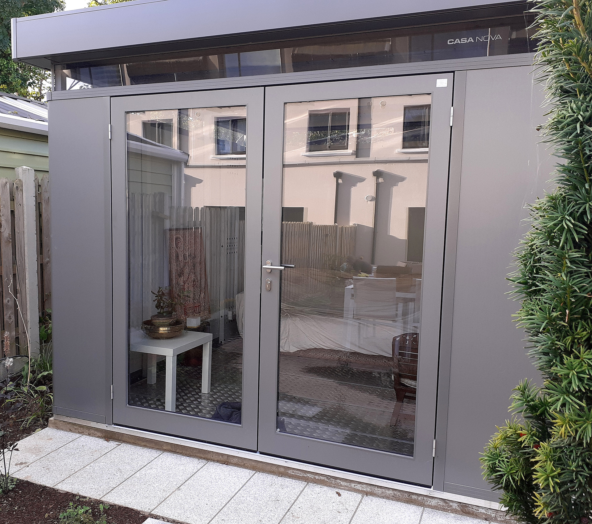 Biohort CasaNova -  a premium quality & exceptionally versatile contemporary style steel garden room - supplied & fitted in Clontarf, Dublin 3.