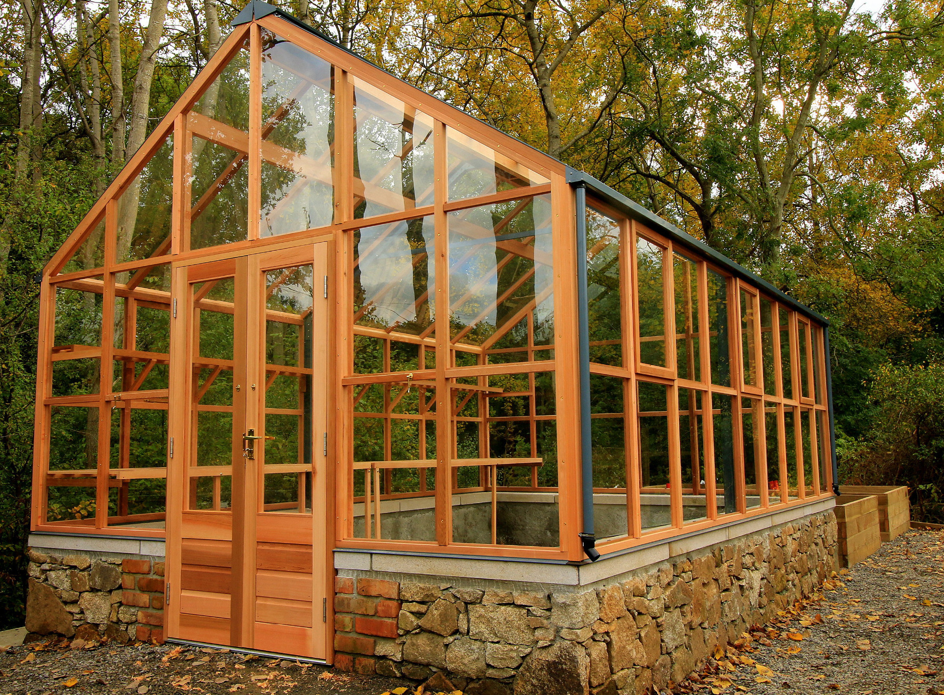 Gabriel Ash Classic Twelve Greenhouse in Dublin 18 | the only timber greenhouses endorsed by the RHS | Owen Chubb  087-2306128