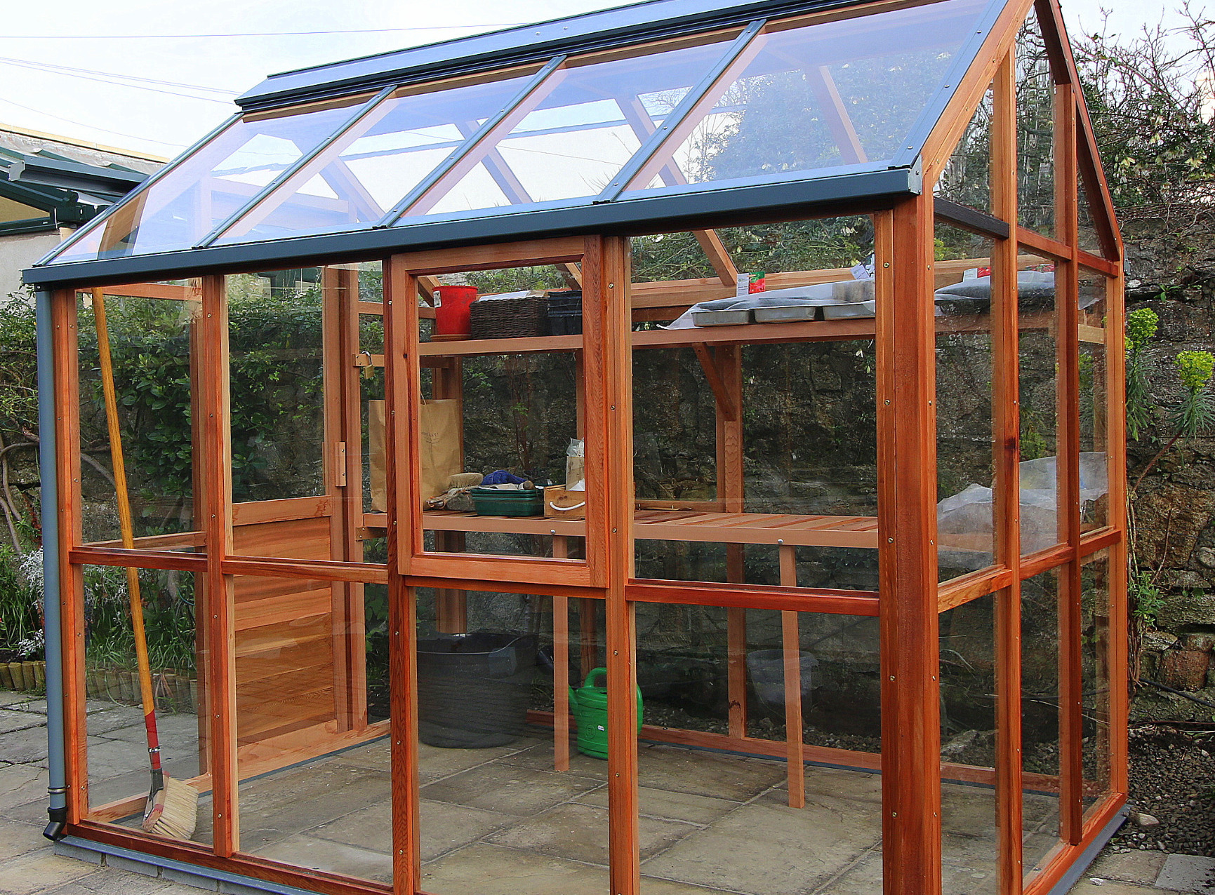 Gabriel Ash Classic Six Greenhouse in Monkstown, Co Dublin | the only timber greenhouses endorsed by the RHS | Owen Chubb  087-2306128