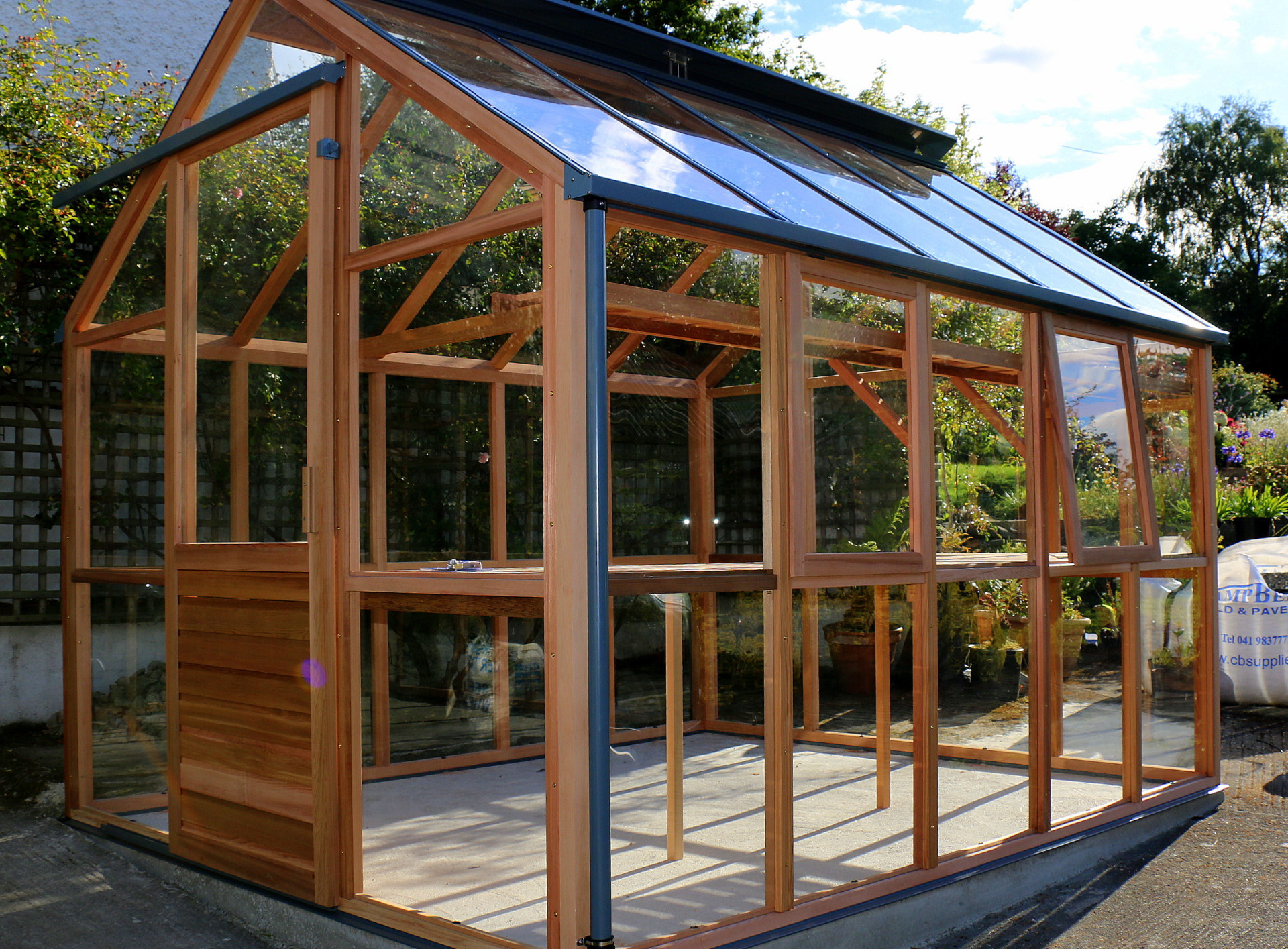 Gabriel Ash Classic Eight (8 x 10) Greenhouse in Co Cork  | the only timber greenhouses endorsed by the RHS | Owen Chubb  087-2306128
