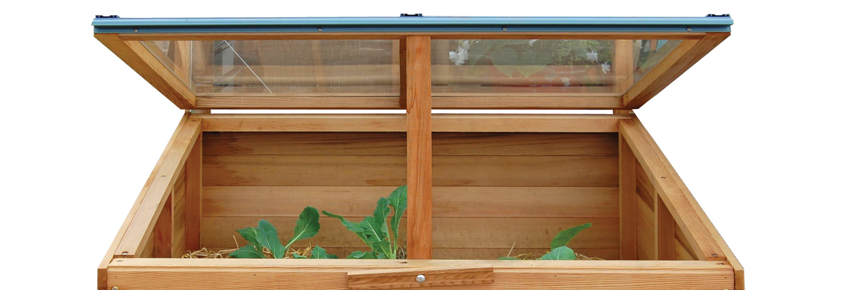 Classic Timber Coldframe made with Western Red Cedar with toughened glass lid | Supplied + fitted in Ireland.  Owen Chubb 087-2306 128