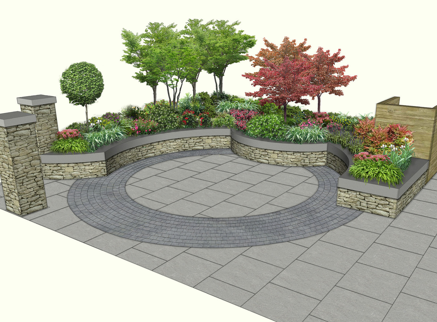 Garden Design for Raised Planter Bed, Milltown, Dublin 6